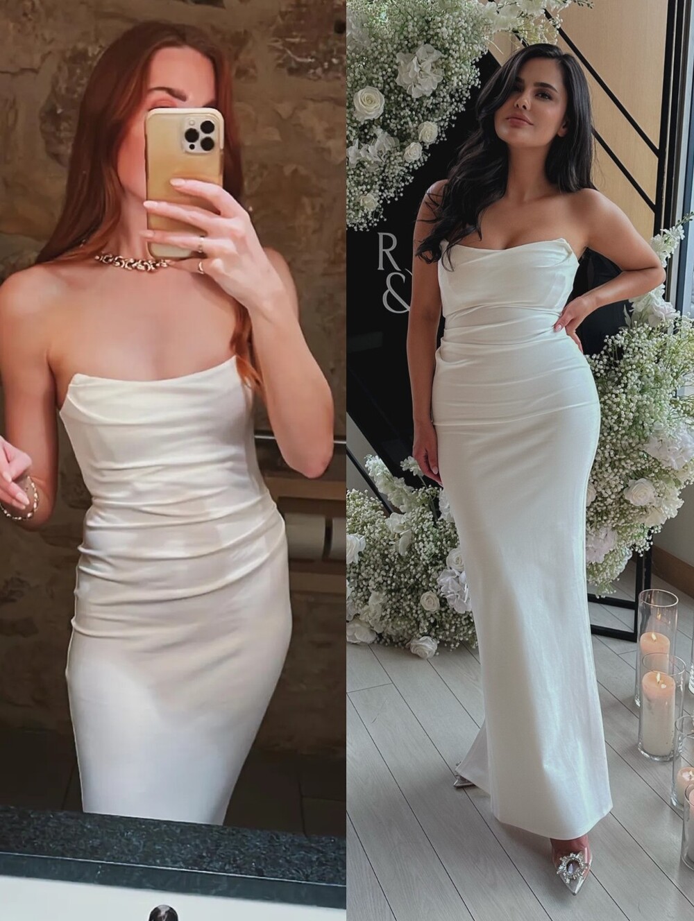 NWT Michael Costello Briggs Gown in Ivory